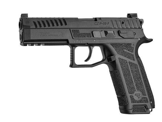 CZ USA P-09 Nocturne Full Size 9mm Optic Ready Pistol - 10rd - 4.5"